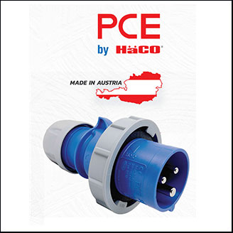 HACO Plugs & Connectors (with Cable Lock Gland Position of Earth Contact 6h) IP44 - Image 2