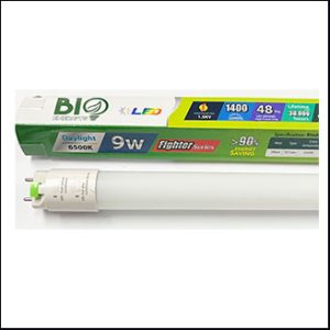 bioBULB Fighter T8 9W 6500K 1400lm (60cm) on-off safety-switch