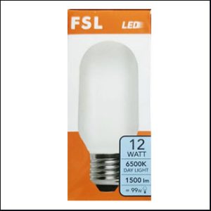FSL STICK GLASS BULB LED 12W day E27