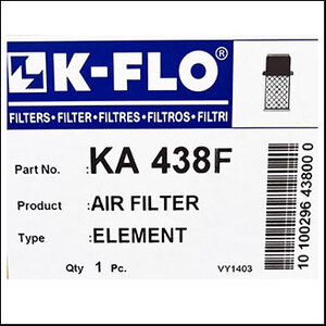 Filter K-Flo KA 438F Air filter