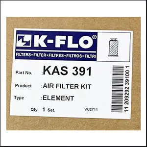 Filter K-Flo KAS 391 Air filter