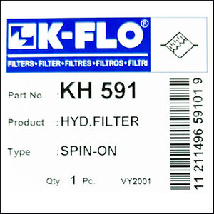 Filter K-Flo KH 591 Hydraulic filter