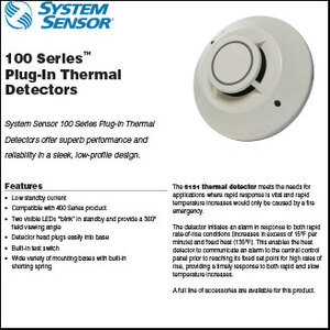 System Sensor - Thermal detector 5151 + B401