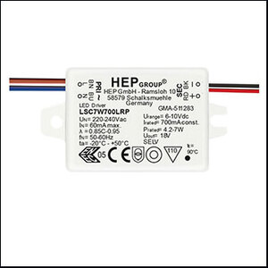 HEP LED drivers LSC7W700LRP