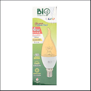 bioBulb Opera Clear LED 4W 3000K warmwhite E14