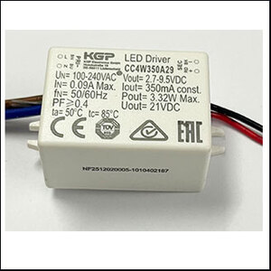 KGP LED DRIVER CC4W350A29