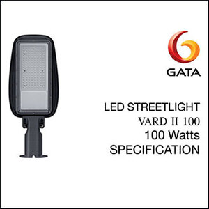 Streetlight GATA VARD II LED 100W 6500K daylight