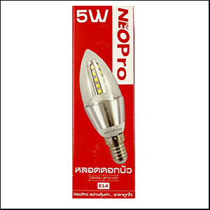 Neopro candle LED 5W 3000K warmwhite E14