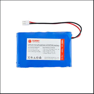 SUNNY LiFePO4 12.8V 4Ah rechargable