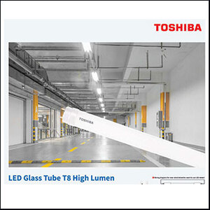 Toshiba High Lumen T8 LED 18W 6500K 2200lm G13 (120cm.)
